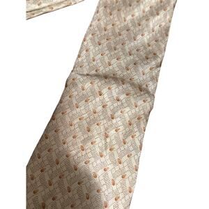 Vintage Ted Lapidus Men's Gold Patterned Necktie
